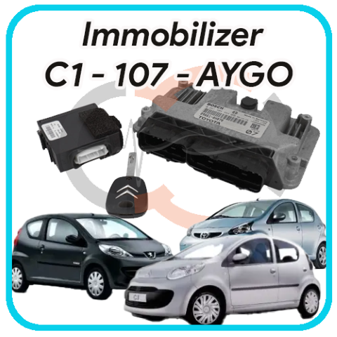 IMMOBILIZER AYGO - 107 - C1 RIPROGRAMMAZIONE
